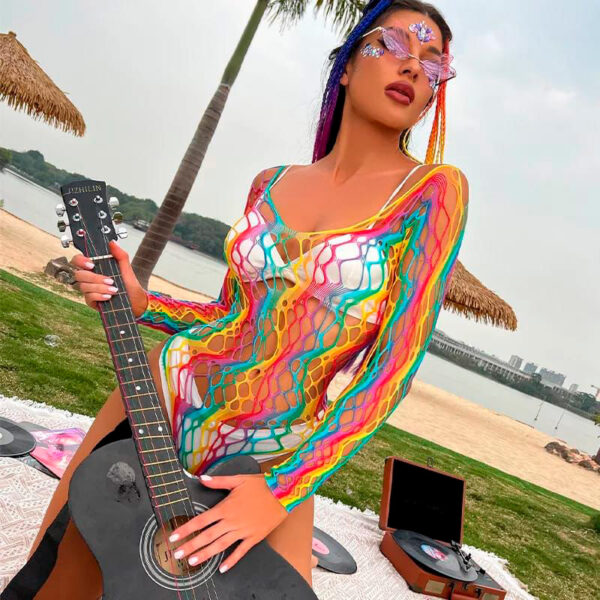 Malla Arcoiris en Body QH-116