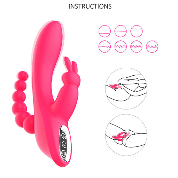 Vibrador Triple Estimulacion