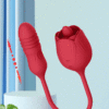 rosa-flor-lengua-con-vibracion-4 Vibrador rosa con empuje