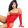 Body Malla Con Mangas Y Guantes DU-258