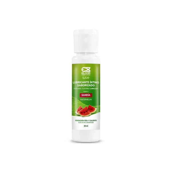 Lubricante Frío Calor Sabor Sandía X30ml Elixir