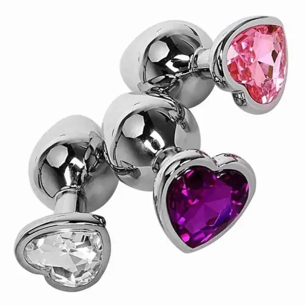 Plug anal joya corazón