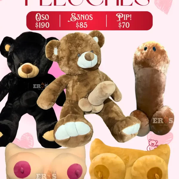 Oso pene peluche