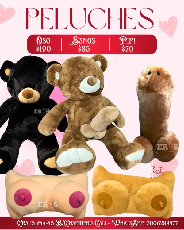 Oso pene peluche