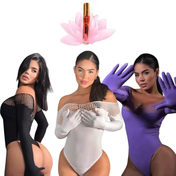 Super promo body en malla + Loción con feromonas atraxxion