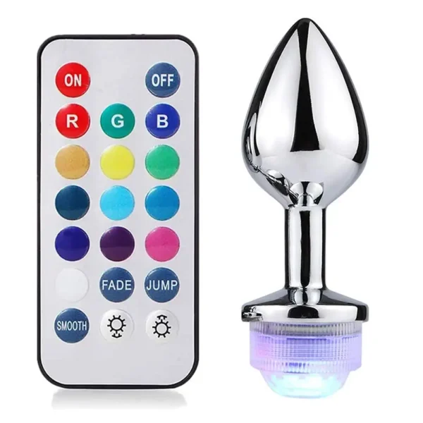 Plug anal con luces