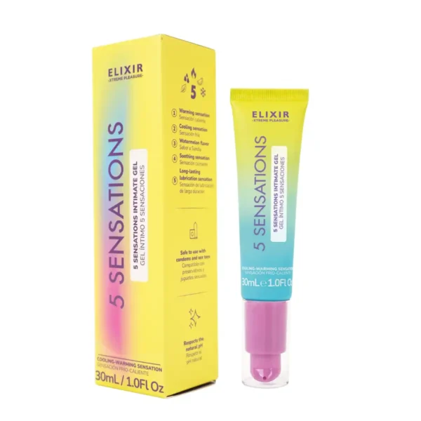 5 sensaciones - Lubricante íntimo x 30ml